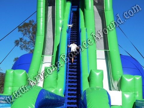 Worlds tallest inflatable water slide with duel lanes in Arizona